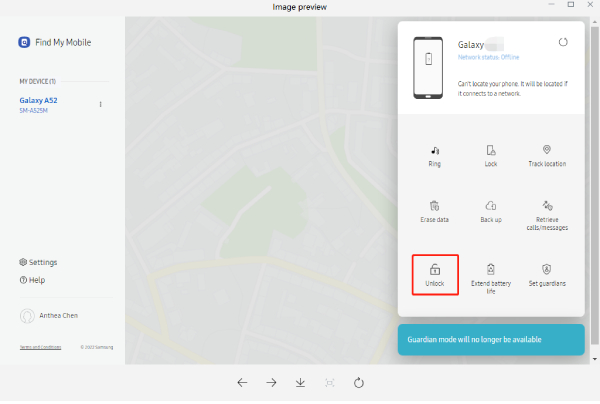 come rimuovere password da telefono samusng