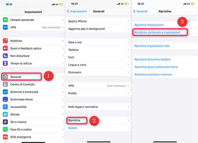 inviare messaggio programmato su ios